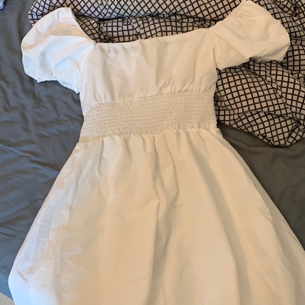 white dress